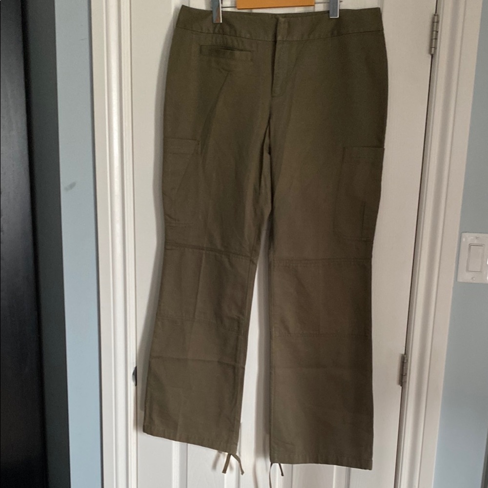 Chic Olive Utility Trousers